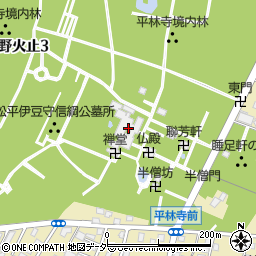 宗教法人平林寺周辺の地図
