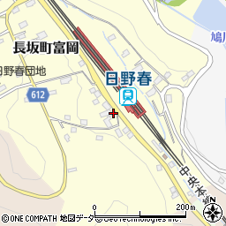 日野春駅周辺の地図