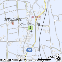 長野県伊那市西春近表木6452周辺の地図