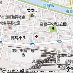 朝日新聞サービスアンカー　板橋区　ＡＳＡ高島平東部周辺の地図