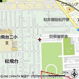 千葉県松戸市松飛台92周辺の地図