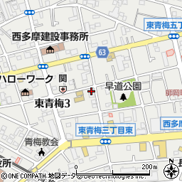 東京都青梅市東青梅3丁目22-6周辺の地図