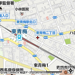 東京都青梅市東青梅2丁目13-12周辺の地図