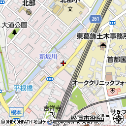 千葉県松戸市根本323周辺の地図