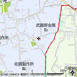 埼玉県入間市宮寺390周辺の地図