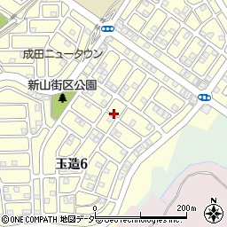千葉県成田市玉造6丁目23周辺の地図