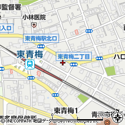 東京都青梅市東青梅2丁目13-8周辺の地図