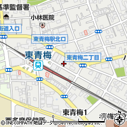東京都青梅市東青梅2丁目13-14周辺の地図