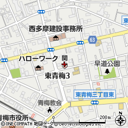 東京都青梅市東青梅3丁目21-35周辺の地図