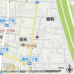 埼玉県三郷市東町127周辺の地図