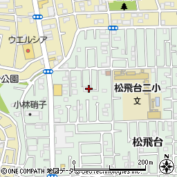 千葉県松戸市松飛台64-28周辺の地図