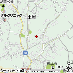 千葉県成田市土屋73周辺の地図