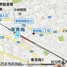 東京都青梅市東青梅2丁目13-7周辺の地図