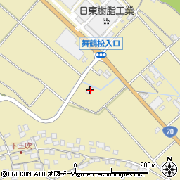 山梨県北杜市武川町三吹1640周辺の地図