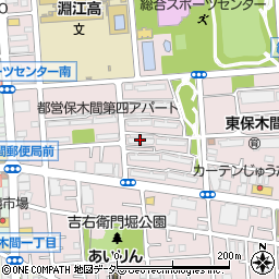 都営保木間第４アパート５号棟周辺の地図