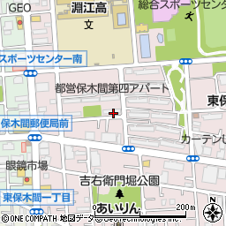 東京都足立区東保木間1丁目周辺の地図