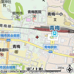 スカイビュー青梅周辺の地図