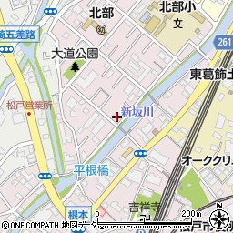 千葉県松戸市根本145周辺の地図