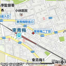 東京都青梅市東青梅2丁目13-5周辺の地図