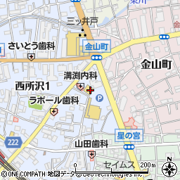 マツモトキヨシ西所沢店周辺の地図