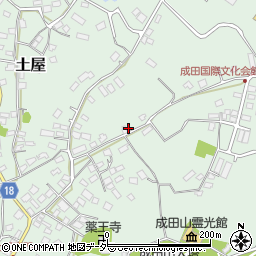 千葉県成田市土屋164周辺の地図