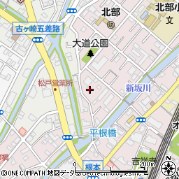 千葉県松戸市根本131周辺の地図