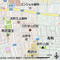 元町東公民館周辺の地図