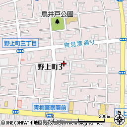 野上第３自治会館周辺の地図