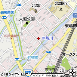 千葉県松戸市根本147周辺の地図