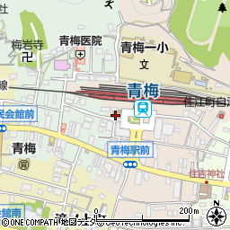 セブンイレブン青梅駅前店周辺の地図