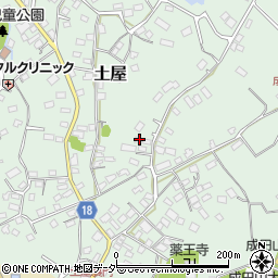 千葉県成田市土屋77周辺の地図