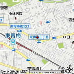 ＪＡ西東京東青梅周辺の地図