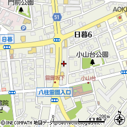 千葉県松戸市日暮6丁目195周辺の地図