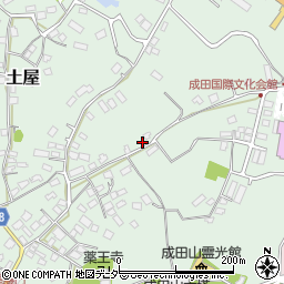 千葉県成田市土屋157周辺の地図