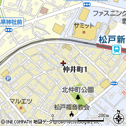 〒270-2242 千葉県松戸市仲井町の地図