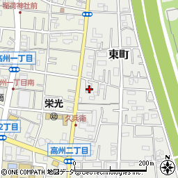 埼玉県三郷市東町128周辺の地図