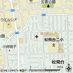 千葉県松戸市松飛台64周辺の地図