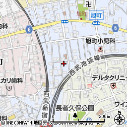 埼玉県所沢市旭町3-4周辺の地図