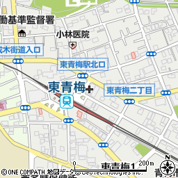 みずほ銀行東青梅支店 ＡＴＭ周辺の地図