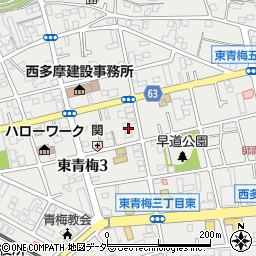 東京都青梅市東青梅3丁目21-11周辺の地図
