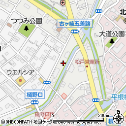 千葉県松戸市古ケ崎85周辺の地図