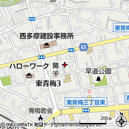東京都青梅市東青梅3丁目21-23周辺の地図