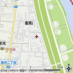 埼玉県三郷市東町114周辺の地図