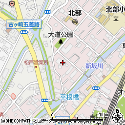 千葉県松戸市根本134周辺の地図