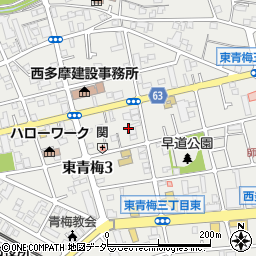 東京都青梅市東青梅3丁目21-28周辺の地図