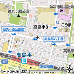 株式会社のとや　高島平店周辺の地図