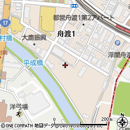 株式会社大豊印刷　舟渡製本工場周辺の地図
