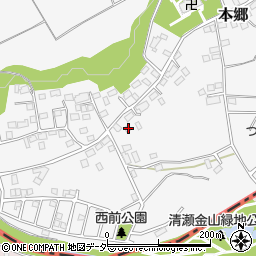 埼玉県所沢市本郷796周辺の地図