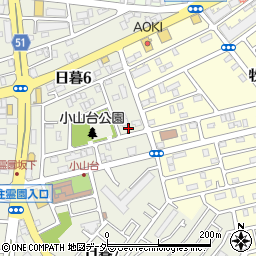 千葉県松戸市日暮6丁目124周辺の地図