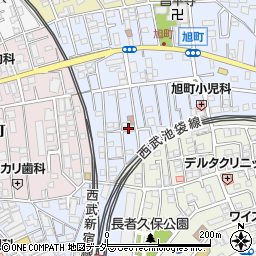 埼玉県所沢市旭町3周辺の地図